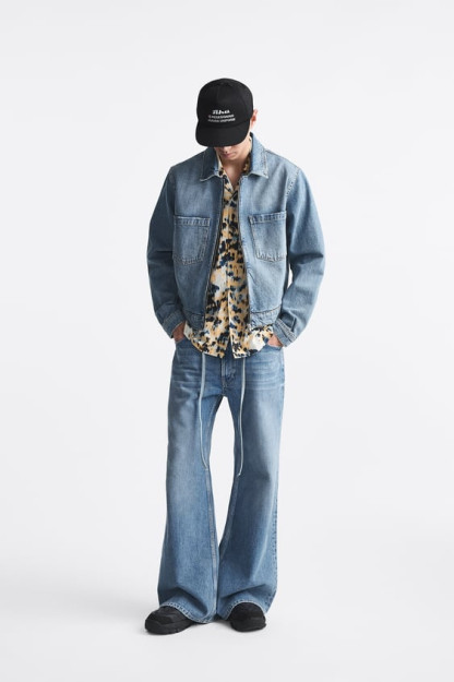 X RHUIGI qisqartirilgan Denim ko'ylagi-cheklangan nashr M (AQSh M) 00840441-V2023