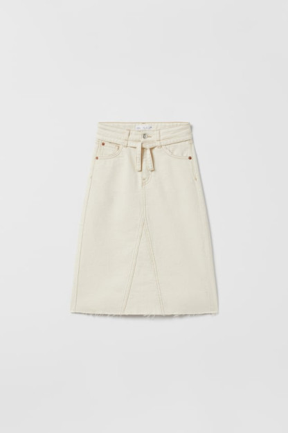 Джинсовая юбка Midi ZARA для девочек 13-14years (164cm)