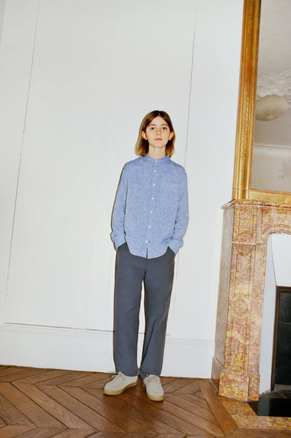 LINEN-BLEND 7 yil ko'ylak (122 sm) 03182683-V2023