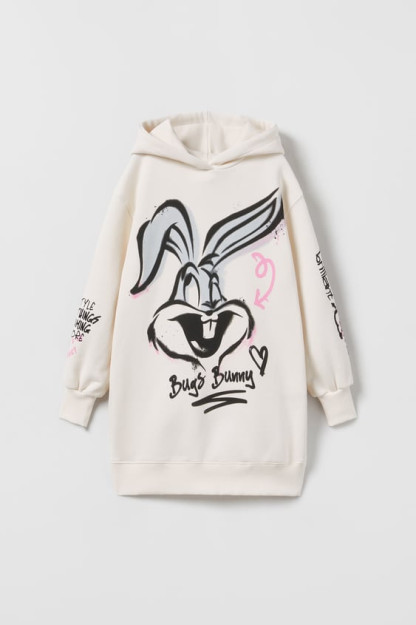 BUGS BUNNY © &™ WARNER BROS. PELUŞ GRAFITI DRESS 10 years (140 cm) 05431611-V2023