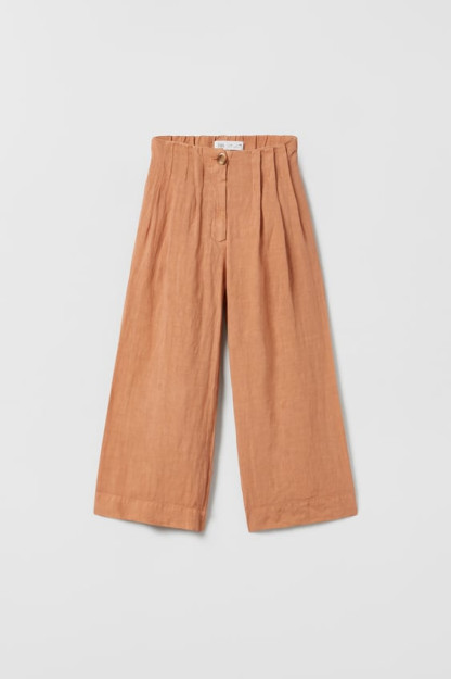 Брюки на плиссированной подкладе ZARA 7years (122cm)