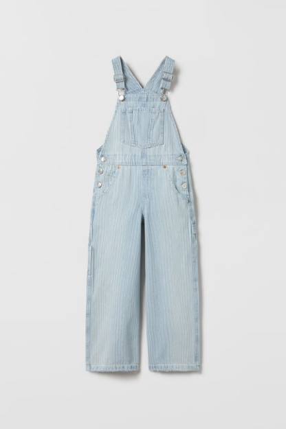 Chiziqli Denim DUNGARI 7 yil (122 sm) 04302616-V2023