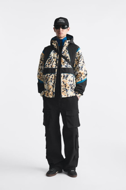 ЦВЕТНАЯ БЛОЧНАЯ КУРТКА X ОГРАНИЧЕННОЕ ИЗДАНИЕ RHUIGI L-XL (US L-XL)