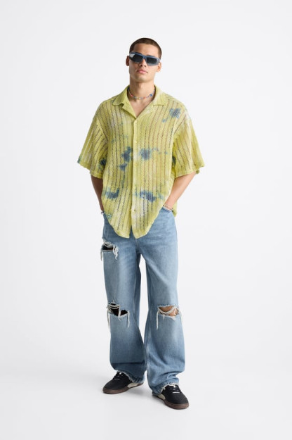 ФУТБОЛКА ДЛЯ ВЯЗАНИЯ КРЮЧКОМ TIE-DYE M (US M)
