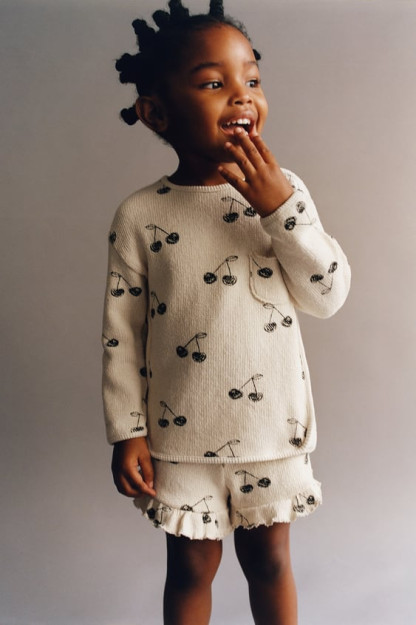 Cherry Sweatshirt-cheklangan nashr 12-18 oylar (86 sm) 04012592-V2023
