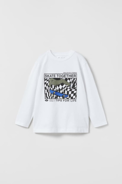 Детская футболка для катания на коньках ZARA 13-14years (164cm)
