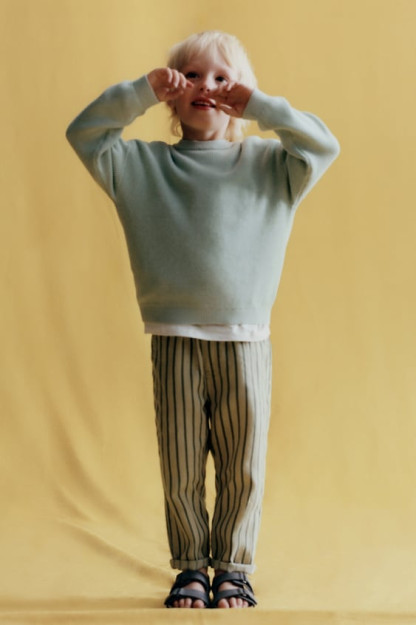 БРЮКИ НА ПОДКЛАДКЕ СВОБОДНОГО КРОЯ 5-6 years (116 cm)