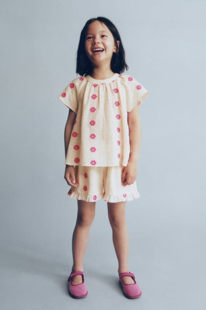 ШОРТЫ-БЕРМУДЫ С ВЫШИВКОЙ 3-4 years (104 cm)