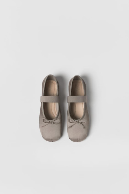 Детские балетки из тканя ZARA 37