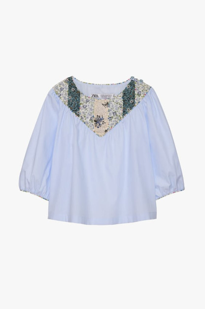 Детская поплиновая блузка ZARA 10years (140cm)