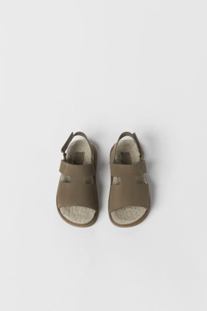 Кожаные детские сандалии ZARA 26