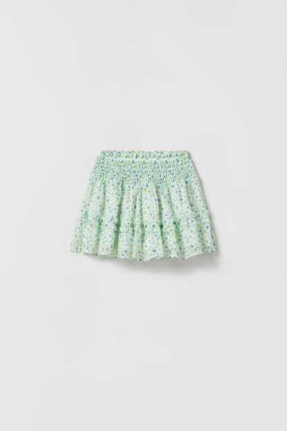 ЮБКА ИЗ ШИФОНА С ЦВЕТОЧНЫМ ПРИНТОМ 13-14 years (164 cm)