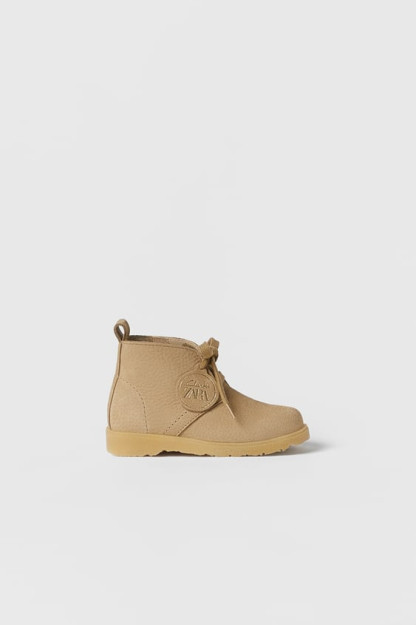 БОТИЛЬОНЫ ИЗ КОЖИ BABY/ CLARKS® x ZARA 25