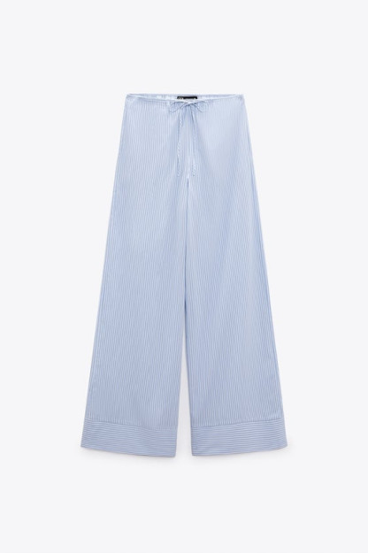 Женские брюки в полоску ZARA S