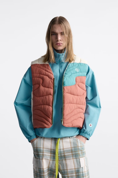 PUFFER GILET X RHUIGI - ОГРАНИЧЕННОЕ ИЗДАНИЕ L-XL (US L-XL)
