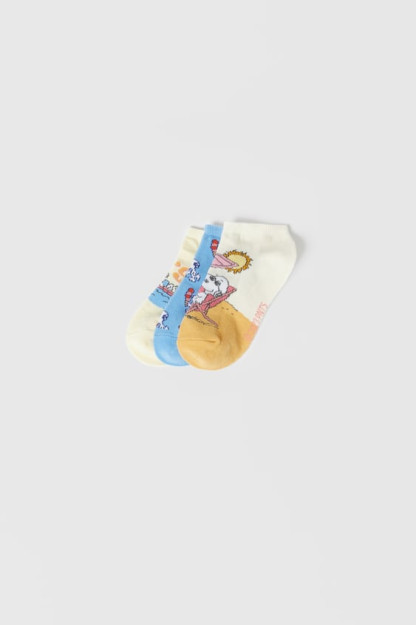 SNOOPY SURF PEANUTS™ 12-14 yoshli uch juft paypoq to'plami (25-27 sm) 02496643-V2023
