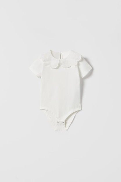 12-18 oylik shveytsariyalik kashta tikilgan body top (86 sm) 00722381-V2023