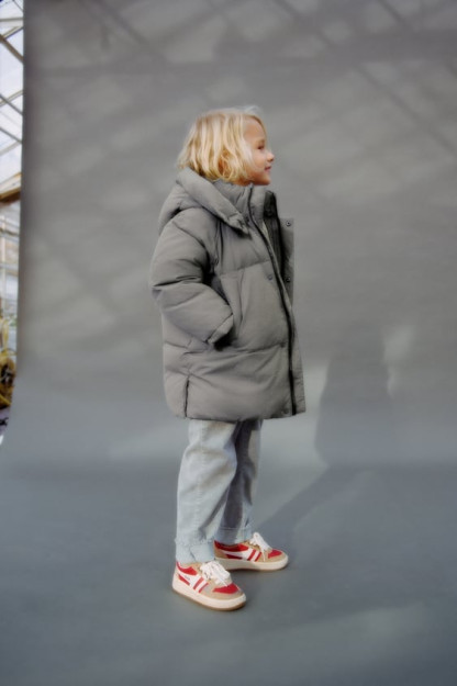 ДЛИННАЯ ВОДООТТАЛКИВАЮЩАЯ ПУХОВАЯ ПУХОВАЯ КУРТКА 2-3 years (98 cm)