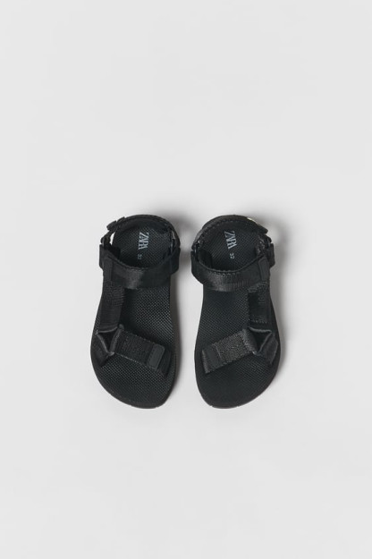 Детские монохромные технические сандалии ZARA 38