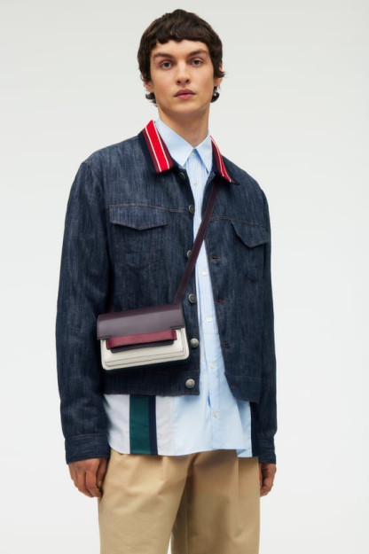 QARAMA-QARSHI DENIM KO'YLAGI-CHEKLANGAN NASHR L (AQSH L) 01300912-V2023