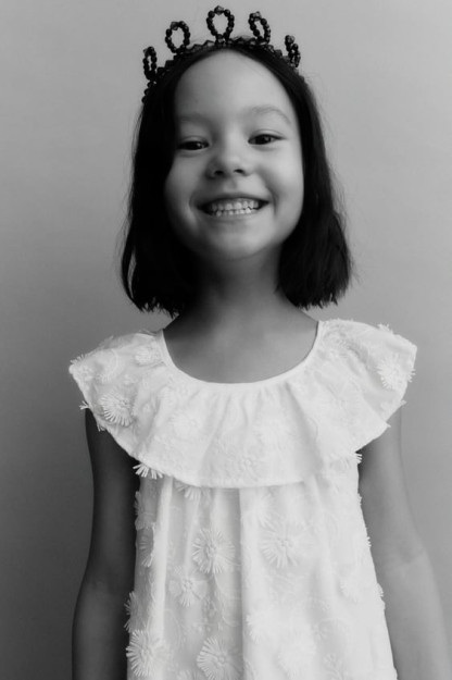ПЛАТЬЕ С ЦВЕТОЧНОЙ ВЫШИВКОЙ 3-4 years (104 cm)