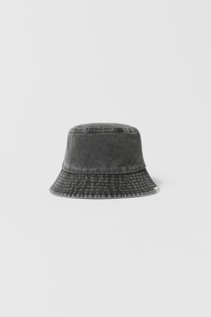 10-14 yil (56 sm)yorliqli bolalar / Denim paqir shlyapasi