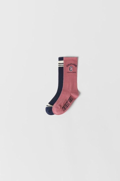 ДЕТИ/ ДВЕ УПАКОВКИ НОСКОВ VARSITY 12-14 years (25-27 cm)