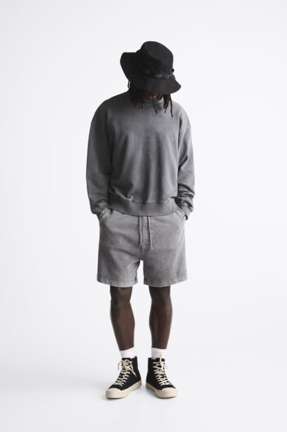 ШОРТЫ-БЕРМУДЫ ACID WASH JOGGER L