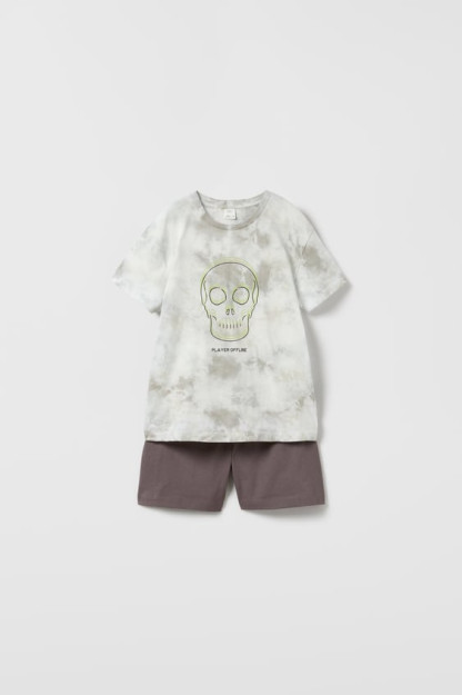 Boshsuyagi bosilgan bolalar / pijama kiyimlari 9-10 yil (140 sm)