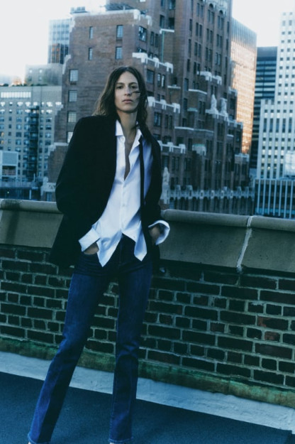 ZW BOOTCUT MID-RISE 34 JINSI SHIMLAR