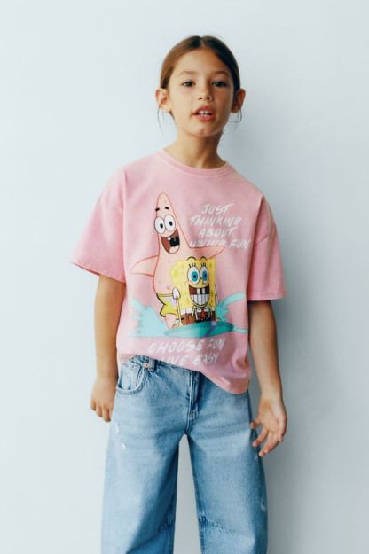 SpongeBob © NICKELODEON 13-14 yoshli futbolka (164 sm)