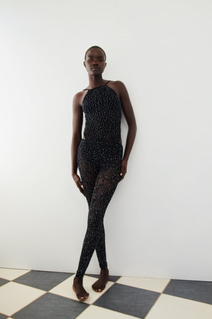 M-L RINSTONES BILAN CHOKSIZ LEGGINGS