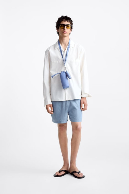 QISQA BERMUD CHAMBRAY XL SHORTILARI