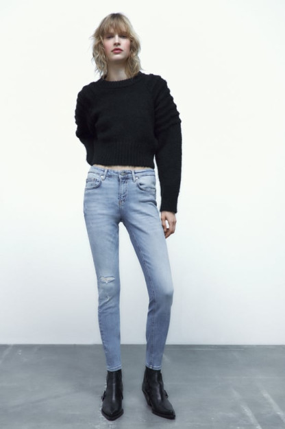 ZW SKINNY MID-RISE 46 JINSI SHIMLAR