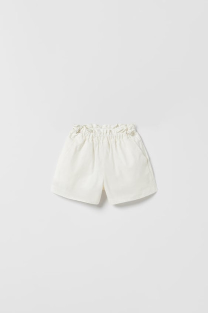 10 yillik (140 sm)tiqinli poplin Bermuda shortilari