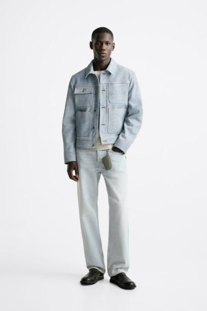 DENIM EFFEKTLI CHARM KO'YLAGI L (AQSH L)