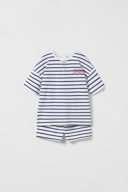 Henley bolalar/ chiziqli to'plami 11-12 yil (152 sm)