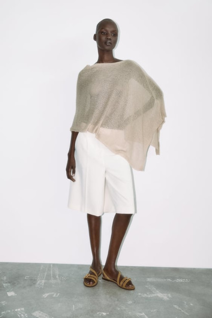 ЗАМШЕВЫЕ САНДАЛИИ-СЛАЙДЕРЫ С ПЛОСКИМ РАЗРЕЗОМ И ШПИЛЬКАМИ 39