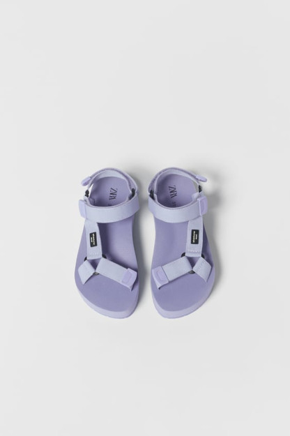 Детские монохромные технические сандалии ZARA 36