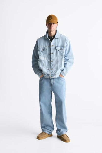 L BOSILGAN DENIM KO'YLAGI (AQSH L)