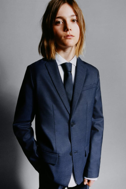 PREMIUM ® BUGELLA WOOL BLEND SUIT 8 yil (128 sm)Blazer