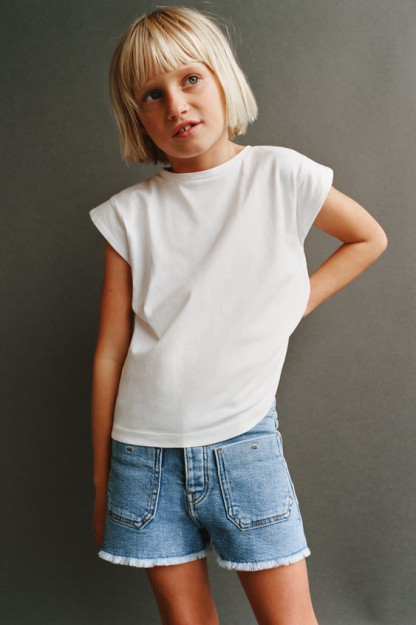 МОРСКИЕ ДЖИНСОВЫЕ ШОРТЫ-БЕРМУДЫ 9 years (134 cm)