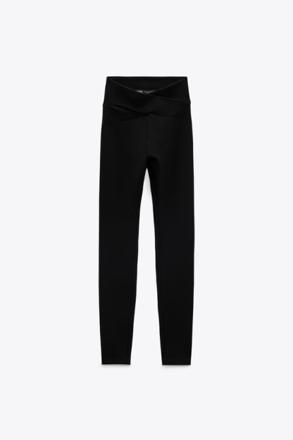 M SLIP-ONLI YUQORI BELLI LEGGINGS