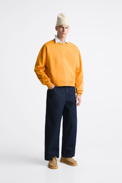 УКОРОЧЕННАЯ ОБЛЕГАЮЩАЯ ТОЛСТОВКА L-XL (US L-XL)