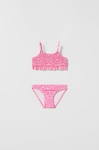 8-9 yil (130 sm)jingalak gulli chaqaloq / bikini to'plami