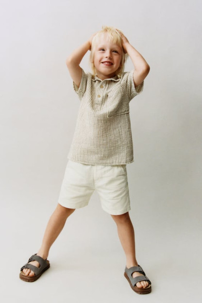 ШОРТЫ-БЕРМУДЫ LINEN BLEND 2-3 years (98 cm)