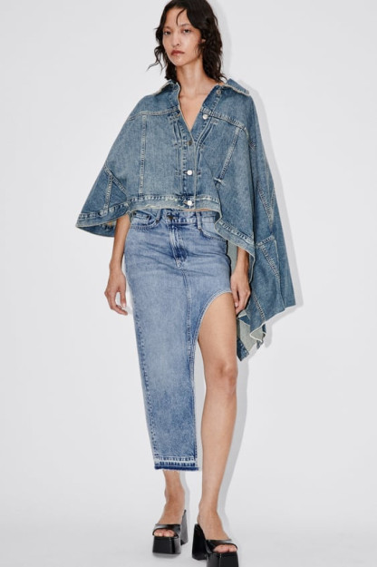 ASIMMETRIK ZW DENIM KEPKASI
