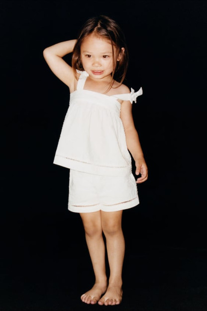 ДЕТСКИЙ/КРУЖЕВНОЙ СЕТЧАТЫЙ КОМПЛЕКТ В ГОРОШЕК 5-6 years (115 cm)