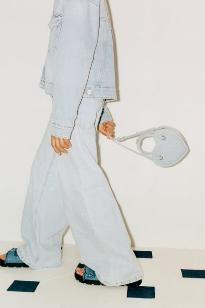 HEART BOLALAR / DENIM ELKAMA SUMKASI