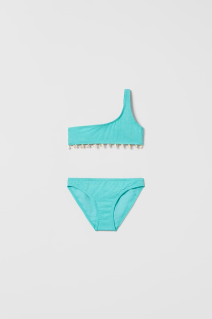 SEASELL 8-9 years applikatsiyalari bilan chaqaloq/ bikini to'plami (130 sm)